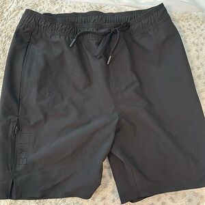Men’s Bylt Basics coastal board shorts in black color, size medium.